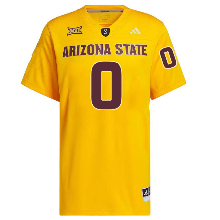 #0 Jack Jones Arizona State Sun Devils College Football Jerseys Stitched-Gold